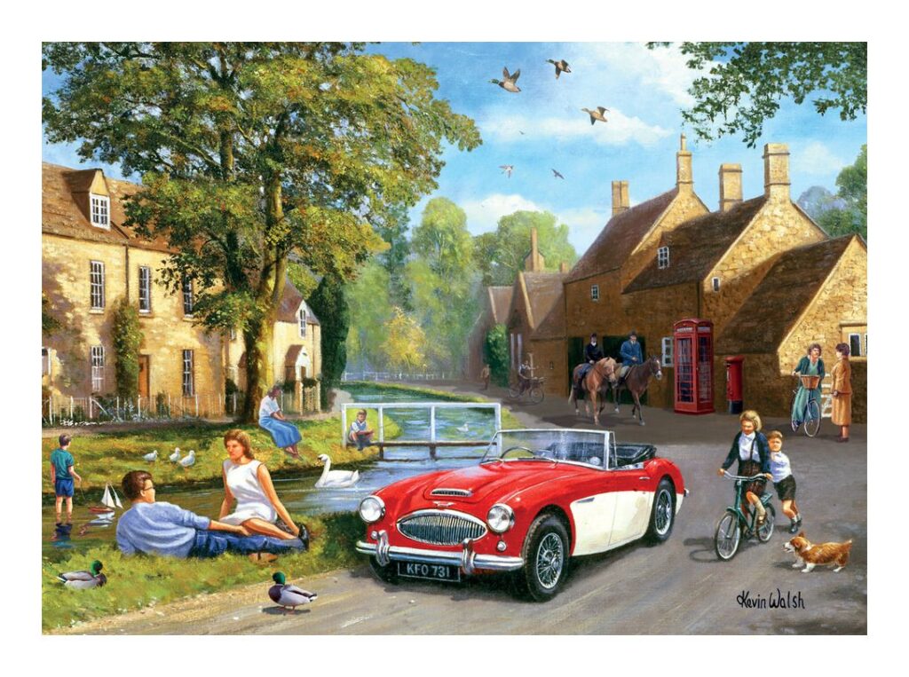 Cotswold Village 1000 Piece Jigsaw Puzzle - Mind Games Southport