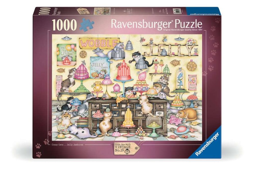 crazy-cats-vintage-no-19-jelly-jamboree-ravensburger-1000-piece-jigsaw-puzzle-mind-games-southport